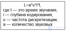 1.6. Кодирование звуковой информации