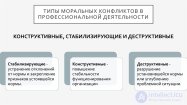 Моральное измерение общества. Основные проблемы теории морали,  Моральный конфликт