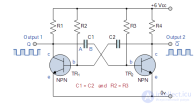 Астабильный(нестабильный) мультивибратор принцип работы, достоинства и <span class='search'>недостатки,</span> применение