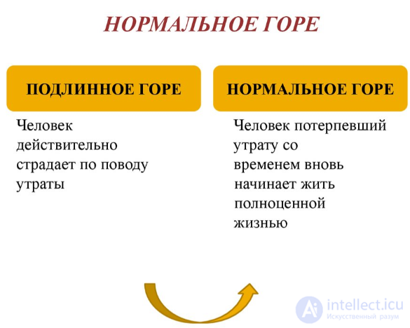 Психология и классификация видов горя человека и их особенности