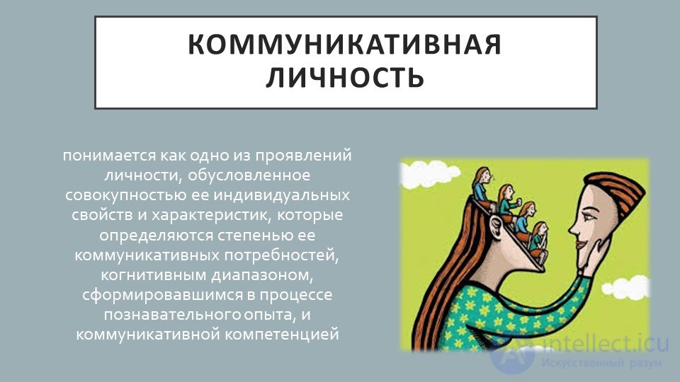 3.3. Коммуникативная личность концепции В. Конецкой ,В. Б. Кашкина , Трансакционная модель Д. П. Гавры