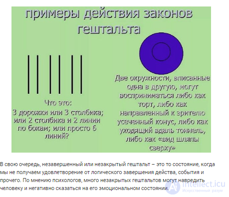 Гельштат  - суть понятия и не закрытость, Гештальтпсихология,законы  , качества