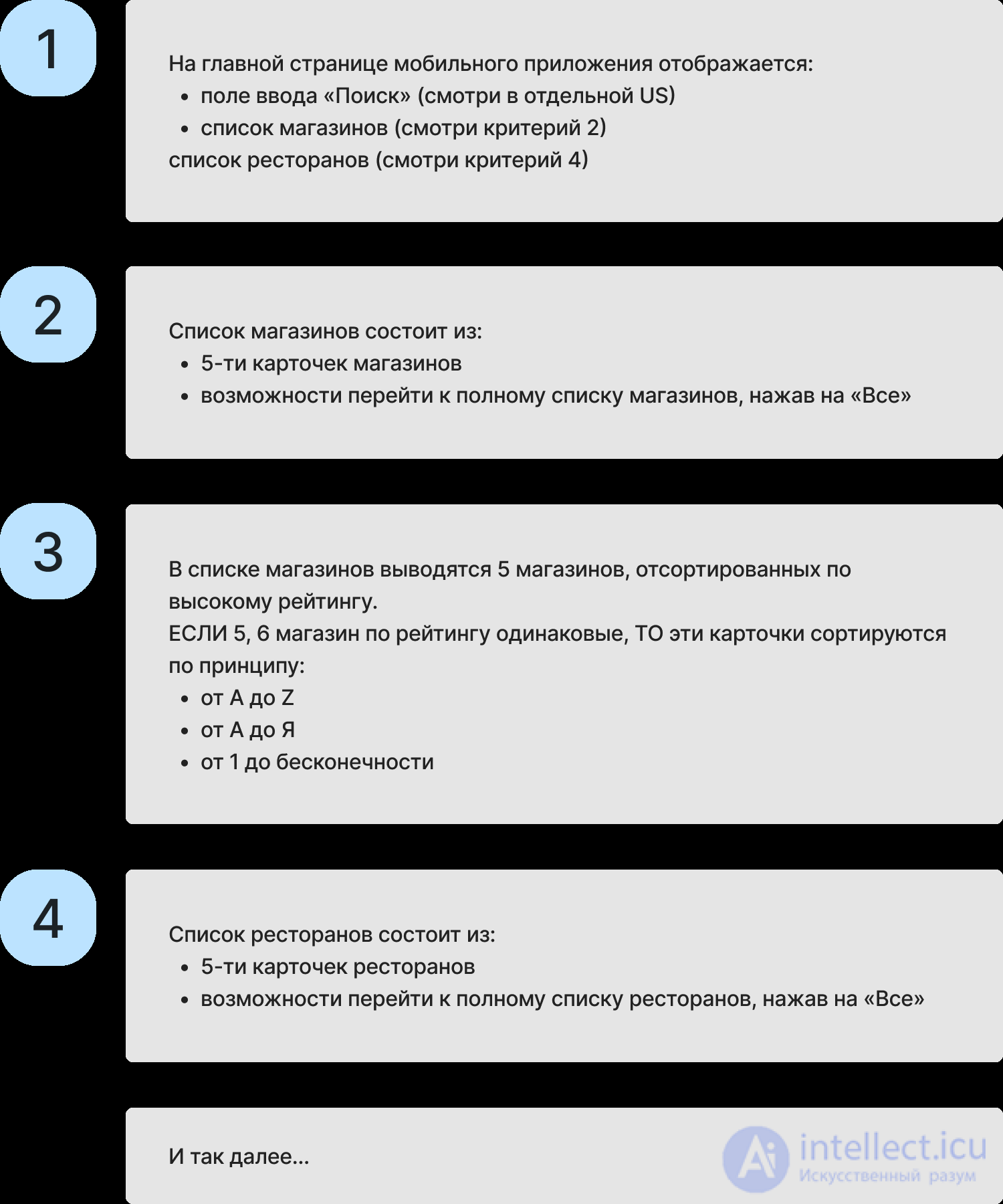 Пользовательские истории (User Story) как способ описания требований, Acceptance Сriteria (AC)