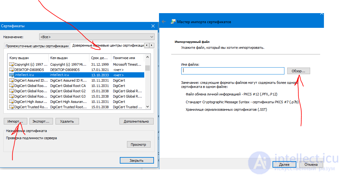 Создание самоподписанного доверенного сертификата для разработки - готовый скрипт