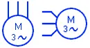 Условные обозначения электродвигателей