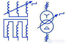 Условные обозначения электрических трансформаторов