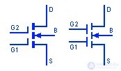 Условные графические обозначения биполярных и полевых транзисторов