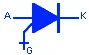 Условные обозначения тиристоров, симисторов и диаков