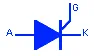 Условные обозначения тиристоров, симисторов и диаков