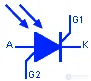 Условные обозначения тиристоров, симисторов и диаков