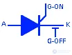 Условные обозначения тиристоров, симисторов и диаков