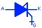 Условные обозначения тиристоров, симисторов и диаков