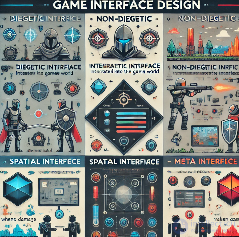 Типы и дизайн интерфейсов игр, которые помогают игроку взаимодействовать с игрой