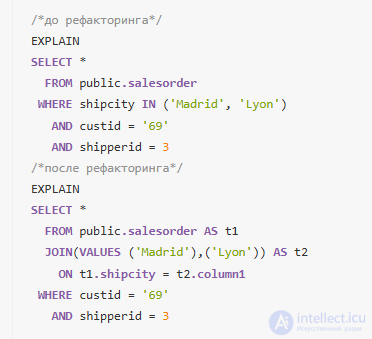 Способы оптимизации SQL запросов и выявление тормозов