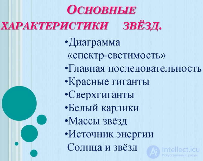 19. Звезды и расстояния в межзвездной среде.