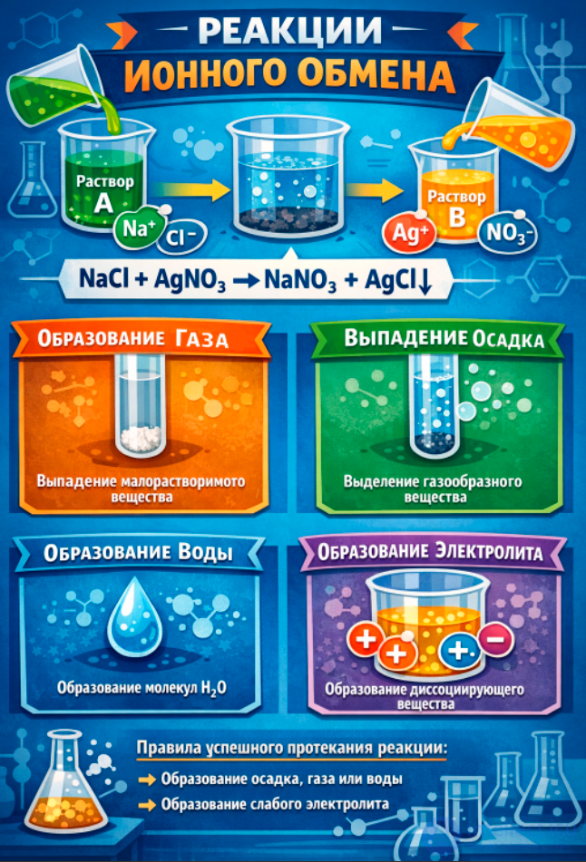 Лабораторный опыт 3.1*. Реакции ионного обмена