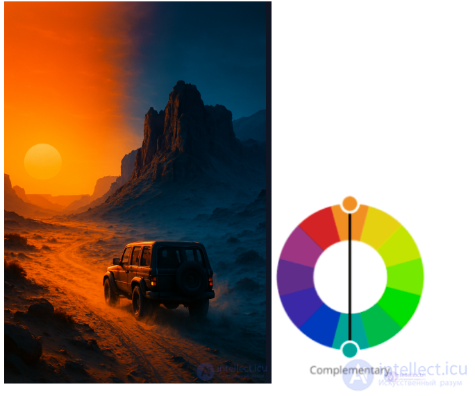 Модуль 6: Цветовые схемы (сочетание цветов) в кино и играх, Приемы для создания световых и цветовых акцентов