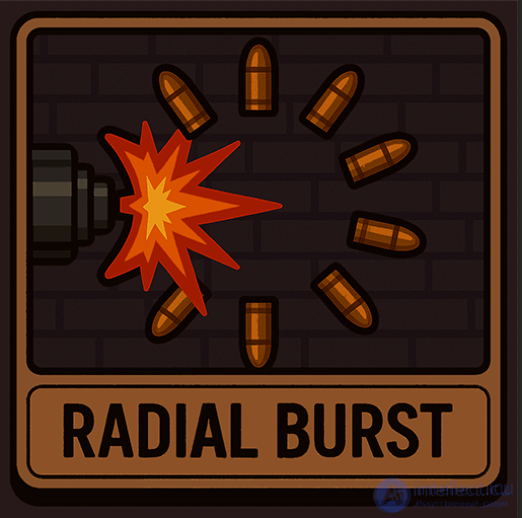 Виды паттернов  разлётов пуль и траекторий движения выстрелов от оружий в играх