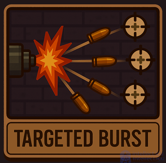 Виды паттернов  разлётов пуль и траекторий движения выстрелов от оружий в играх