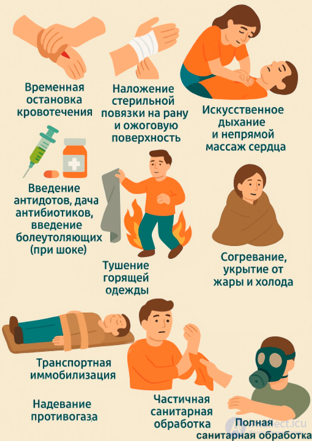 Значение первой медицинской помощи и правила ее оказания.Медицинская сортировка