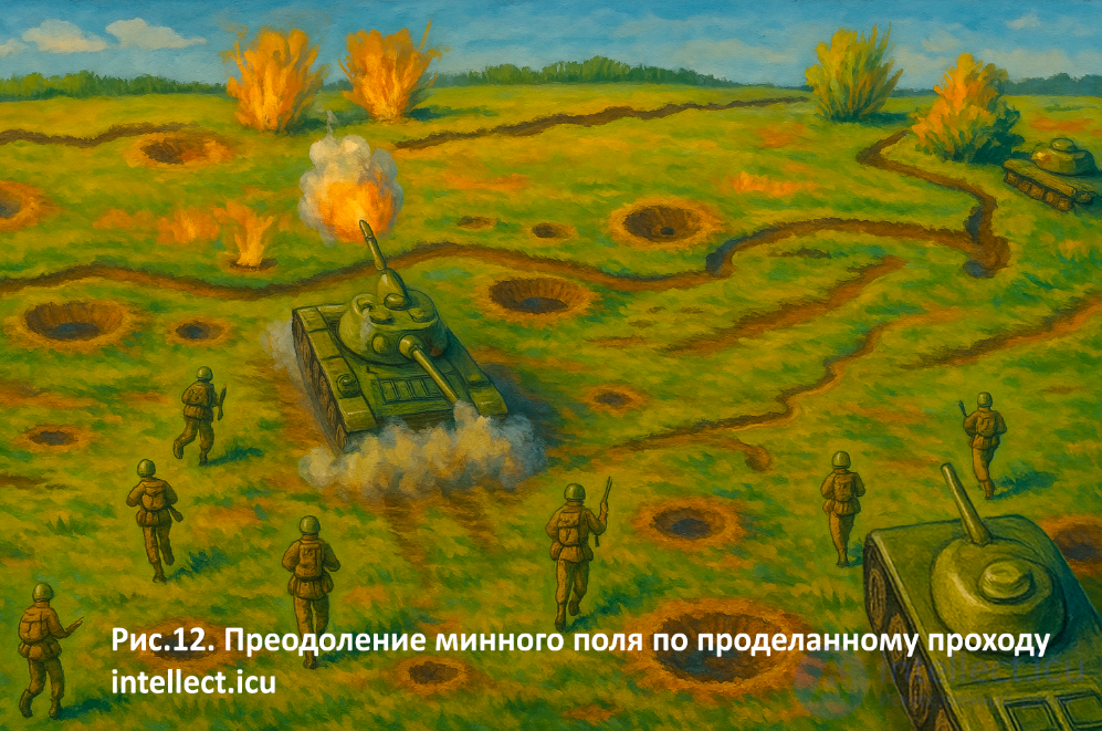 5.2. Мотострелковое отделение в наступлении