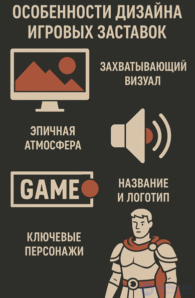 Особенности дизайна игровых заставок