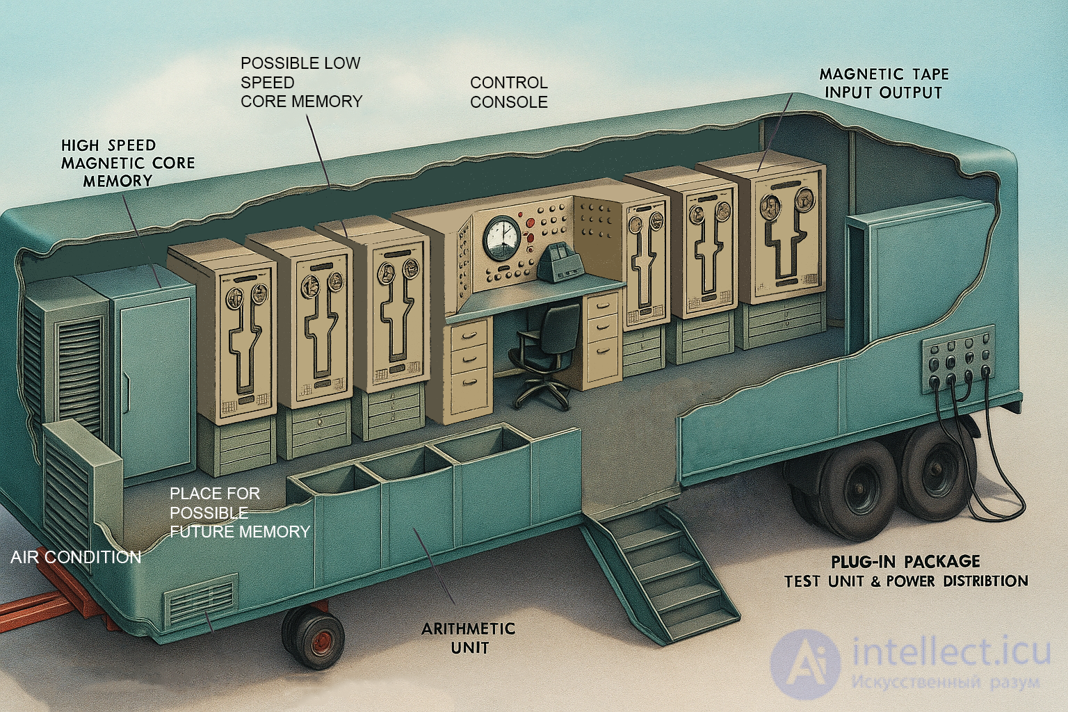 Мобильные вычисления и передвижные компьютеры (ЭВМ) применяемые в командных центрах
