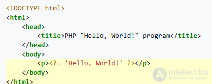 PHP история и основы серверного языка