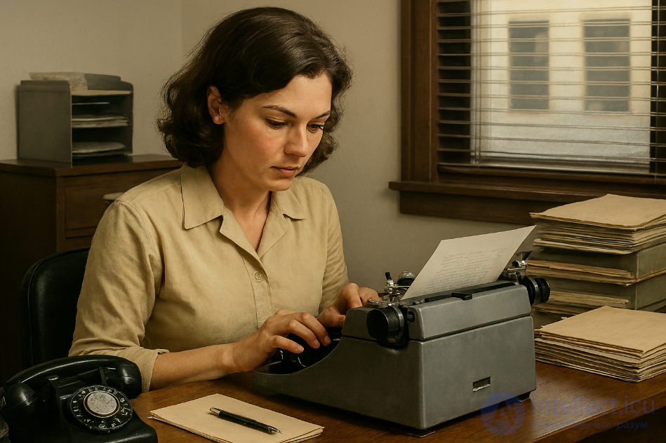 Секретарь-машинистка - профессия, преимущества и недостатки, зарплаты