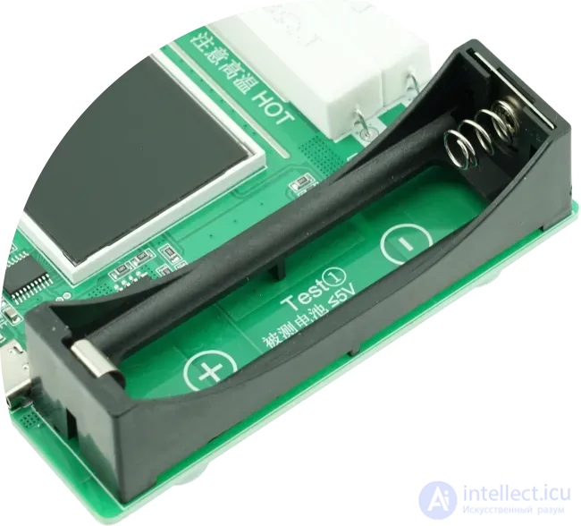 Обзор и инструкция, характеристики, корпус для тестера емкости и сопротивления литиевой батареи  BT4-1CHN 18650