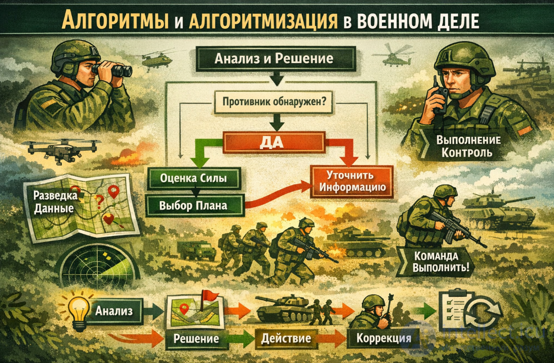 Алгоритмы и алгоритмизация в военном деле, основы языка программирования Javascript