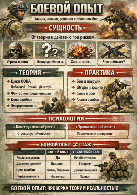 Боевой опыт