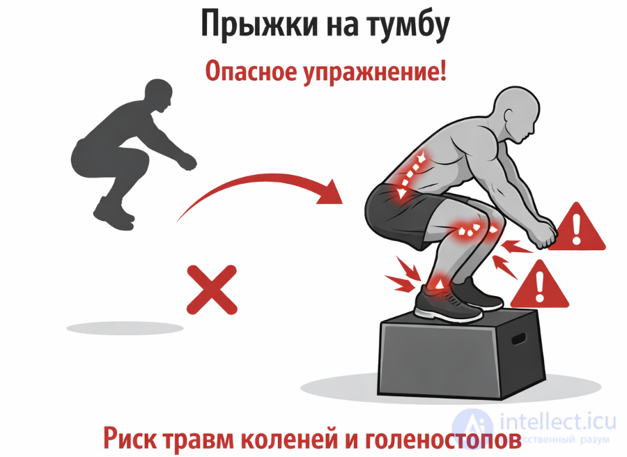 Опасные упражнения в спорте и фитнесе, в повседневной работе