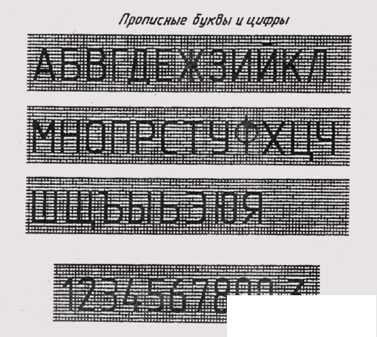 12. Надписи на чертежах