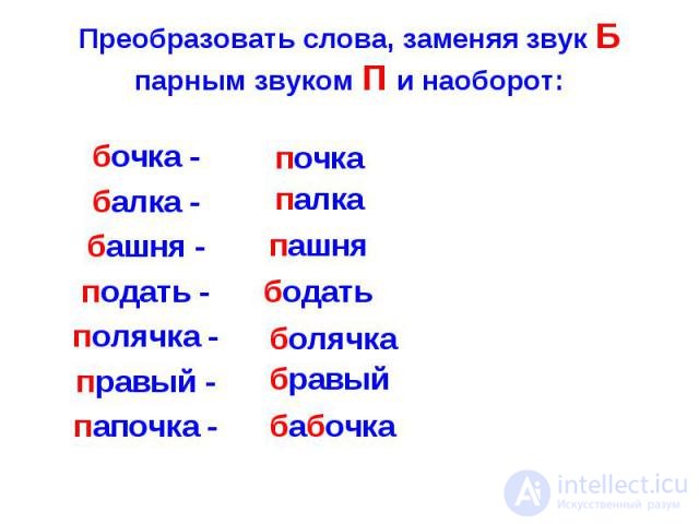 Скороговорки для тренировки звуков «Б» «П».