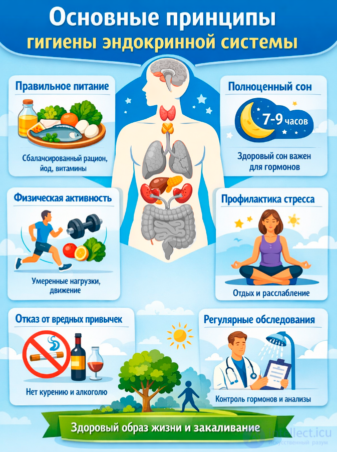 3 Регуляторные системы организма, желез внутренней секреции и их возрастные особенности и гигиена