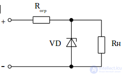 Задачи и примеры стабилизатор его характеристики, напряжение стабилизации