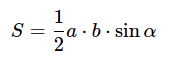 Площадь треугольника, формулы площадей прямоугольных, равносторонних, равнобедренных, общего вида треугольников
