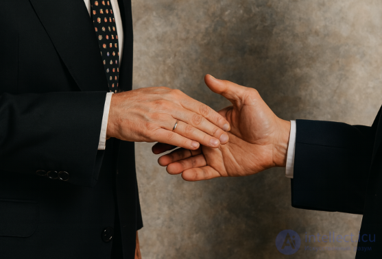 5. Открытый и скрытый язык жеста, виды рукопожатий