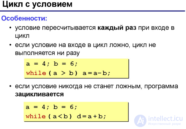 8.7. Реализация циклов в языке Си.