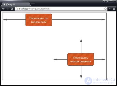 Drag and drop Перетаскивание элементов vanilla JavaScript  и JQuery