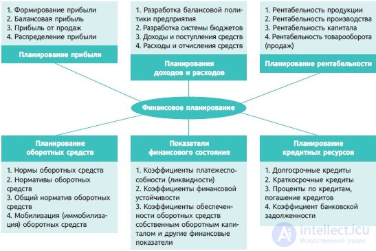 6.3.3 Финансовый план, Планирование финансов  на предприятии