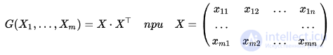 Матрица и определитель Грама (грамиан)