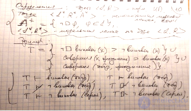 Немонотонная логика как подраздел формальной логики