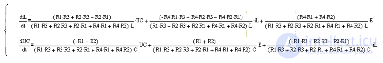 Математическое моделирование электрических цепей,Пример моделирования