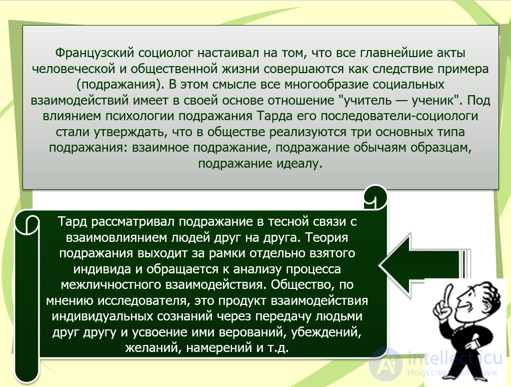 ПСИХОЛОГИЧЕСКАЯ ПАРАДИГМА социологии.  В. ПАРЕТО, З. ФРЕЙД, ЛЕБОН, ТАРД. итальянская школа