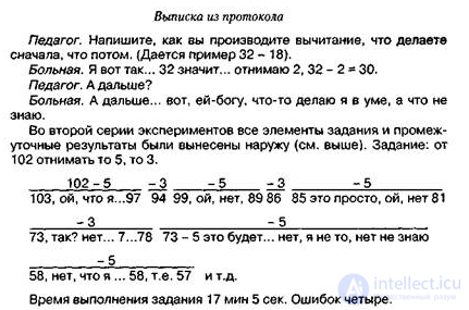 3.3. Лобная и теменная акалькулии: сравнительный анализ