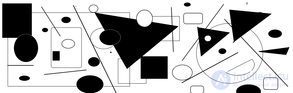 composition of simple geometric shapes