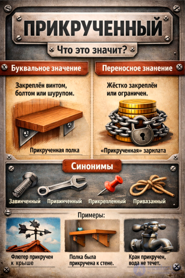 прикрученный